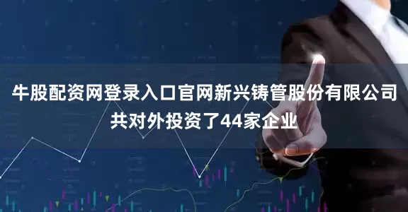 牛股配资网登录入口官网新兴铸管股份有限公司共对外投资了44家企业