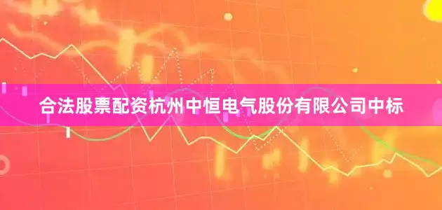 合法股票配资杭州中恒电气股份有限公司中标