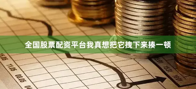 全国股票配资平台我真想把它拽下来揍一顿